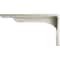 Ekena Millwork Embrey Steel Bracket, Stainless Steel 2"W x 8"D x 4 1/4"H BKTM02X08X04EBSS - alternate 2